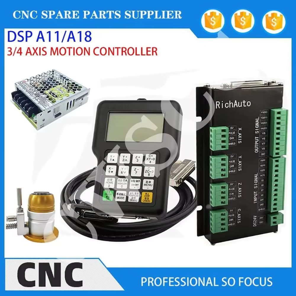 Richauto A11 Dsp Controller 3 Axis - 3축 4축 CNC 공작 기계 모션